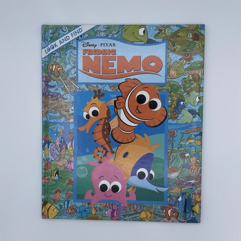 Finding Nemo Bundle DVD 2-Disc Set + Look & Find Book + Mini Figure Disney Pixar